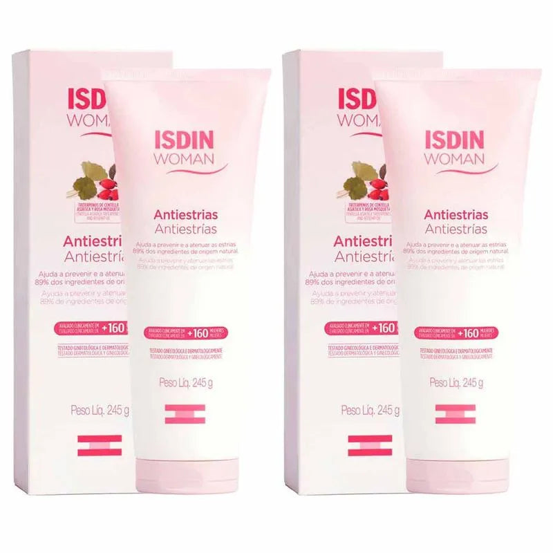 Isdin Woman Kit com 2x Cremes Corporais Antiestrias Kit